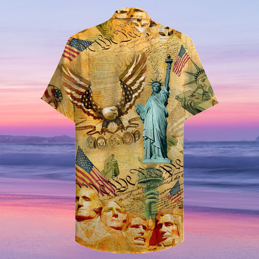 Men's Liberty Short Sleeve Beach Shirt - DUVAL