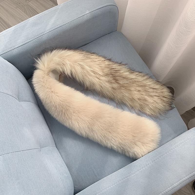 Warm Long Fur Collar Scarf