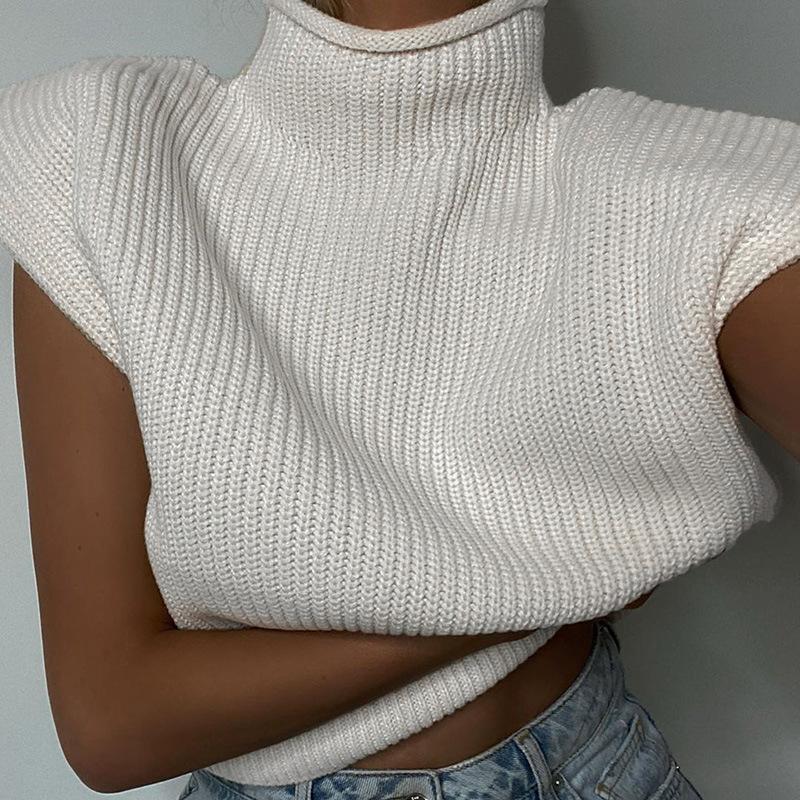 Stylish Turtleneck Sweater Vest