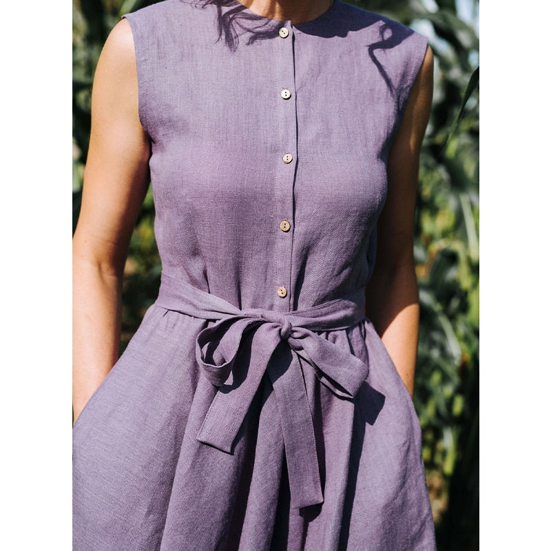 Chic Taro Purple Mini Dress