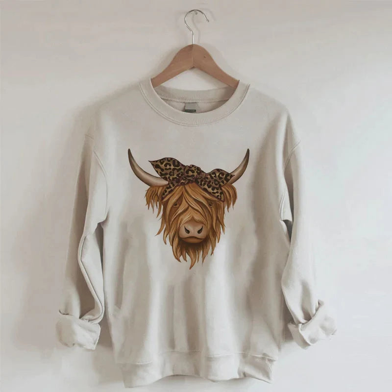 Sweat-shirt de bétail des Highlands