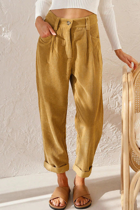 Women's Corduroy Loose Pants