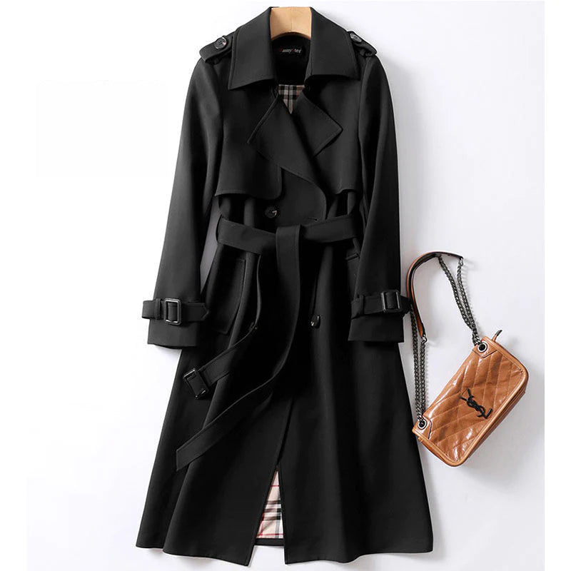 Casual Belted Wind Coat