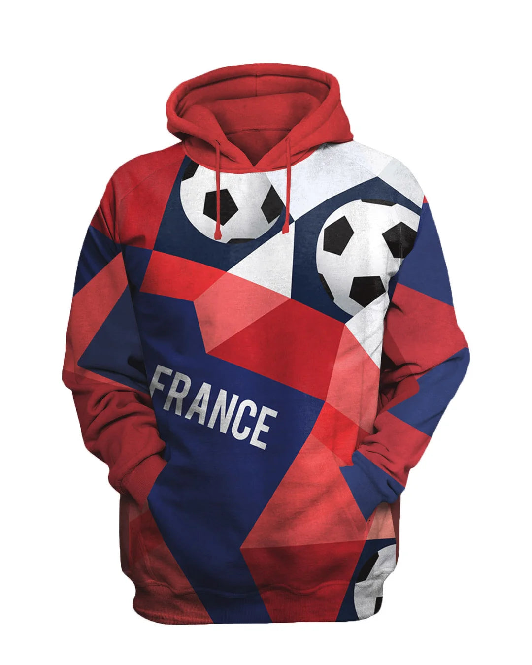 France Printed Sweatshirt Set - DUVAL