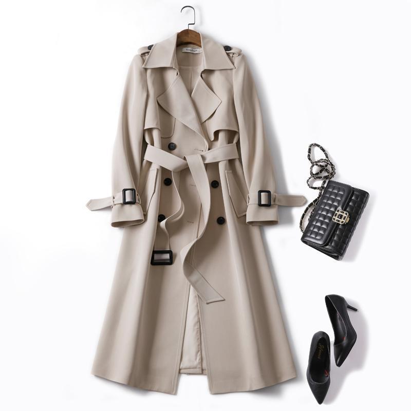 Casual Belted Wind Coat