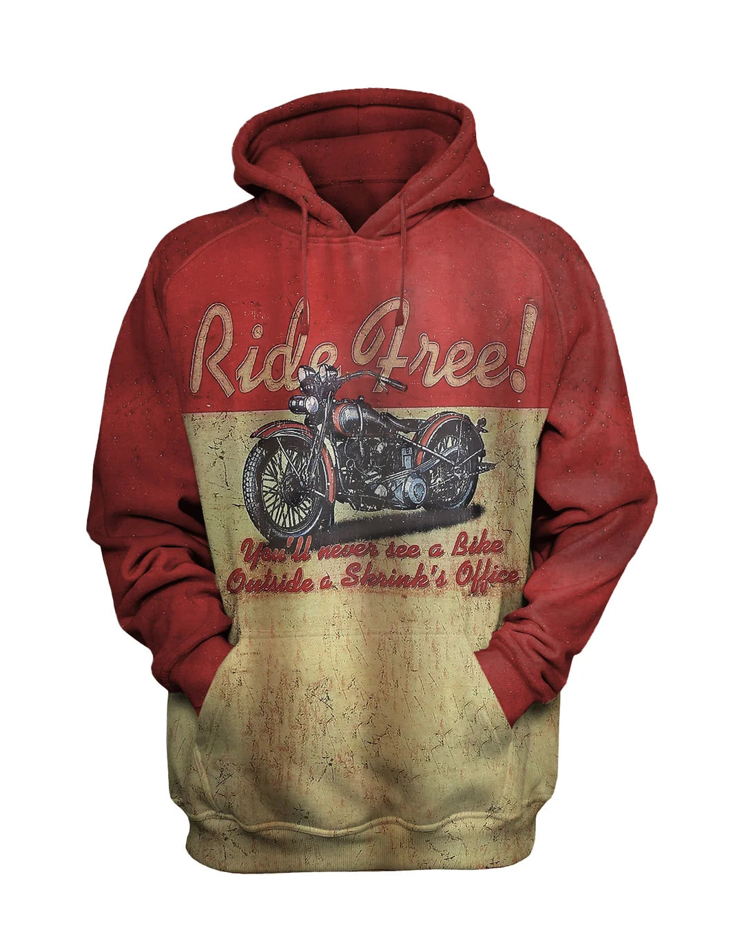 Vintage Motorcycle Distressed Sweatshirt Set