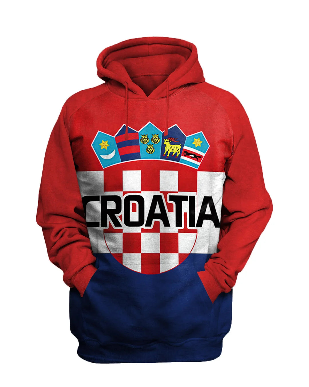 Croatia Football 2022 Printed Sweatshirt Set