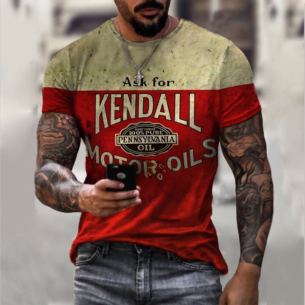 Kendall Oil Logo Vintage T-shirt - DUVAL