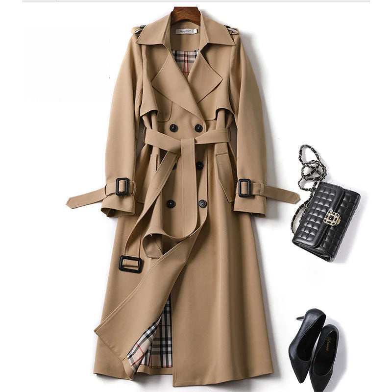 Casual Belted Wind Coat