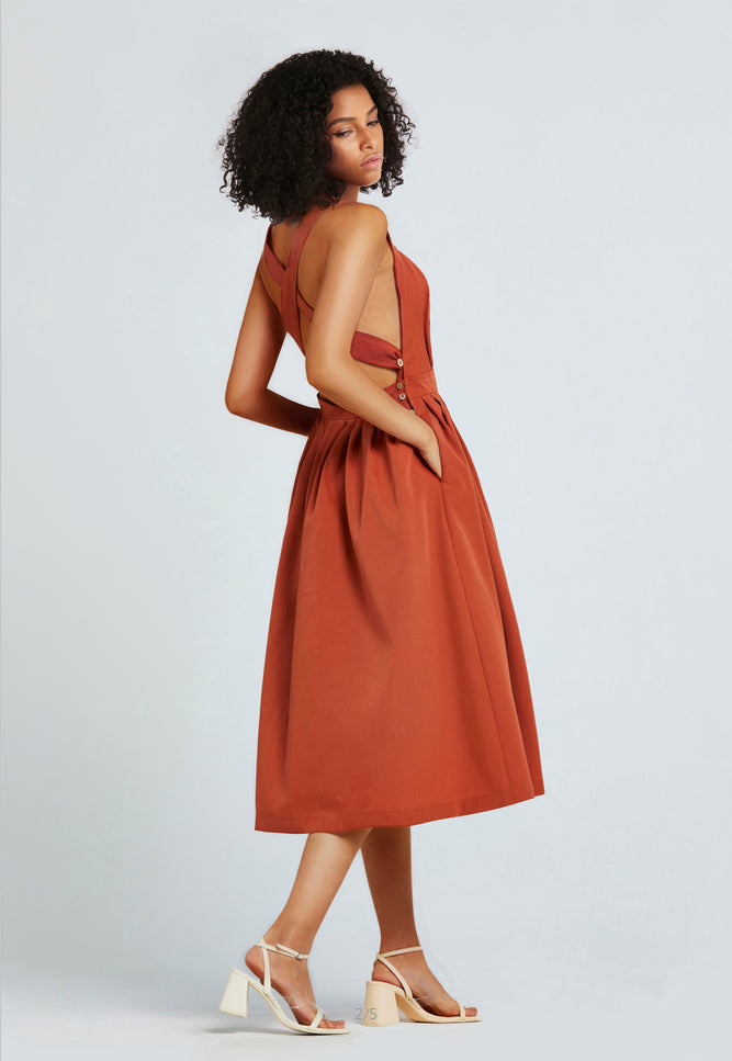 Chic Summer Backless Dress - DUVAL