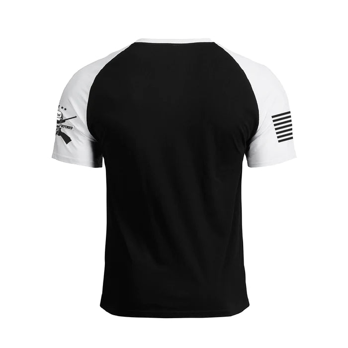 MURPH CHALLENGE RAGLAN GRAPHIC TEE - DUVAL