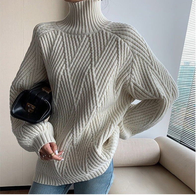 Lazy Style Turtleneck Sweater