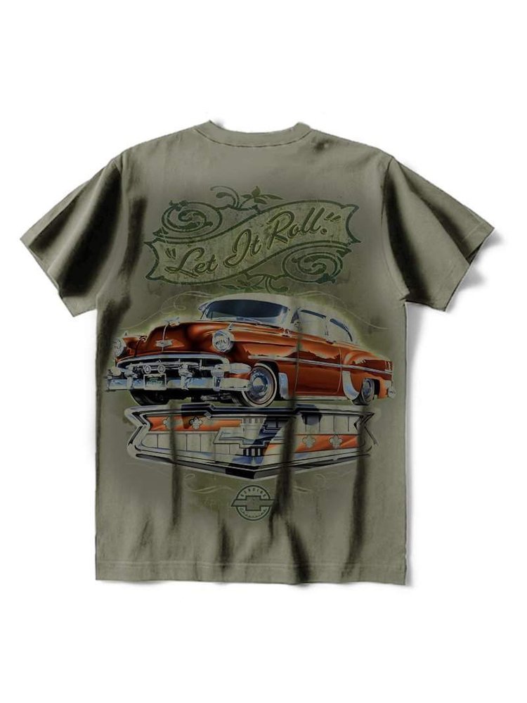 Let It Roll Muscle Car T-Shirt - DUVAL