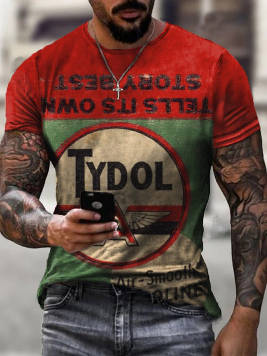Tydol Vintage Print Men's T-Shirt - DUVAL