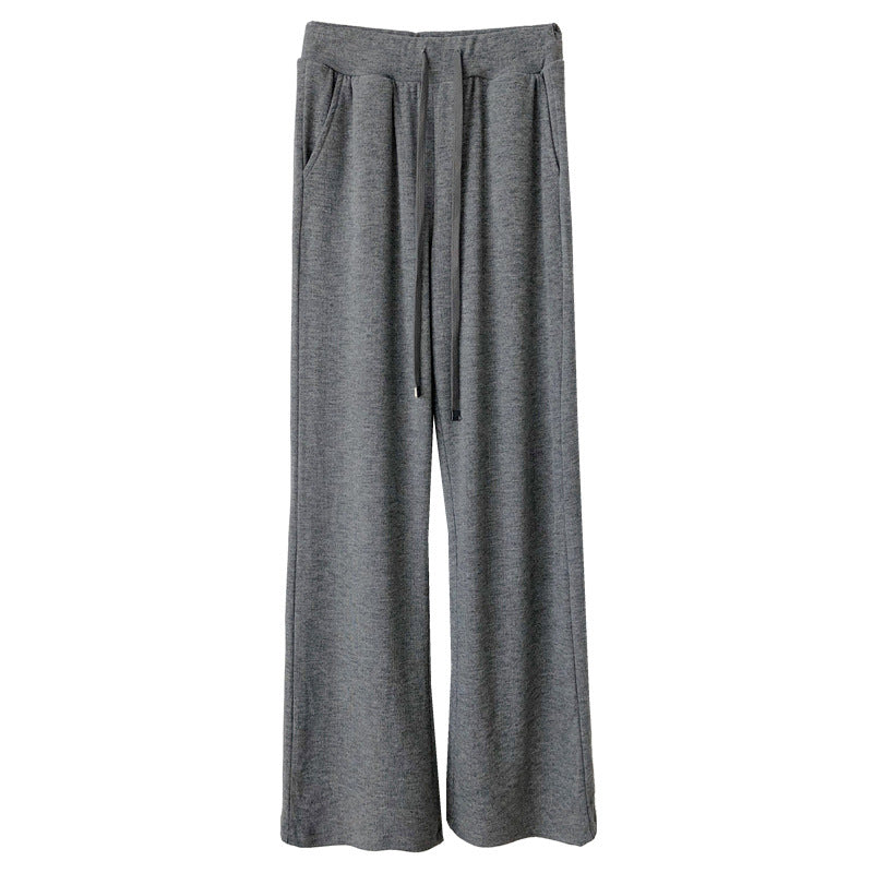 Drape Snow Cotton All-Match Casual Pants