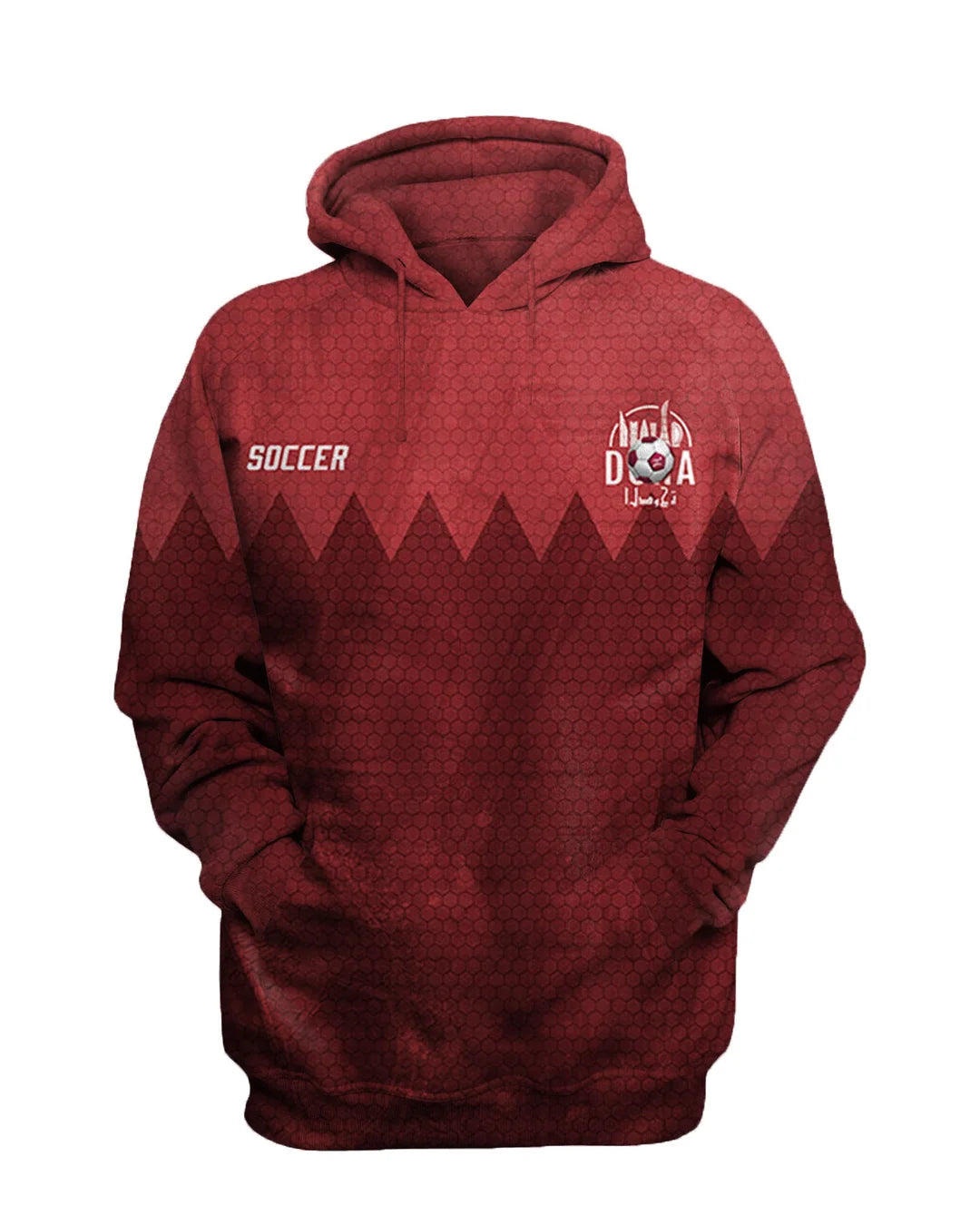 2022 Soccer Printed Sweatshirt Set