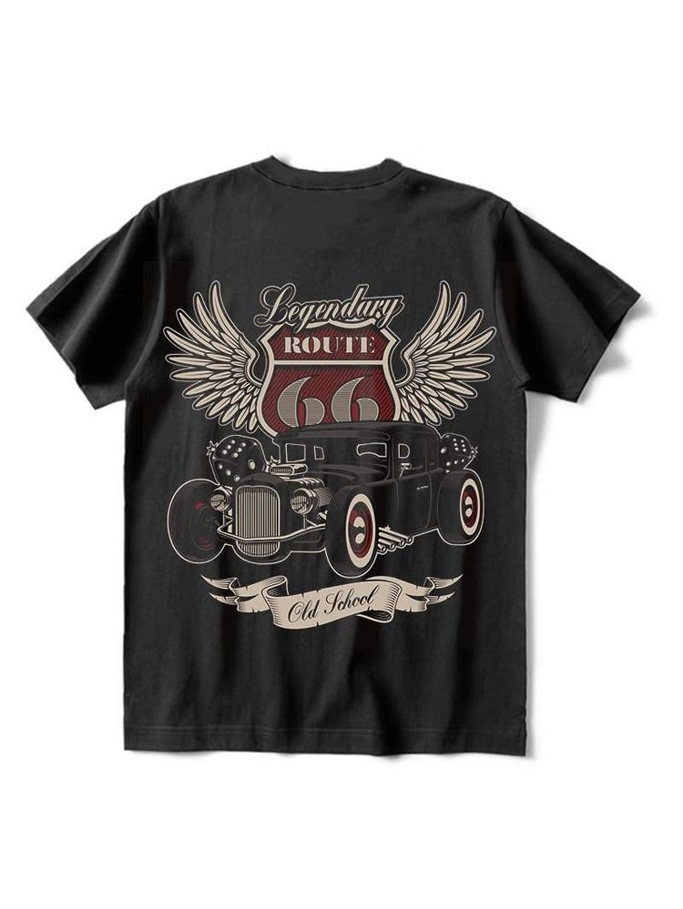 Legendary Route Classic Car T-Shirt - DUVAL