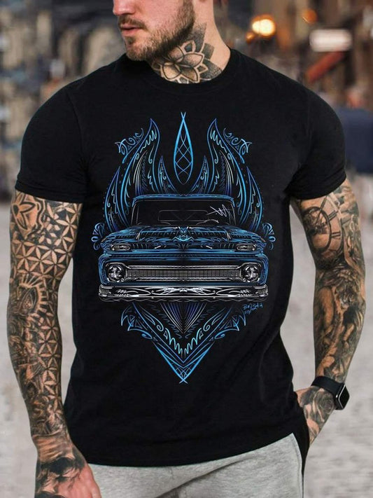 Blue Chariot Car T-Shirt