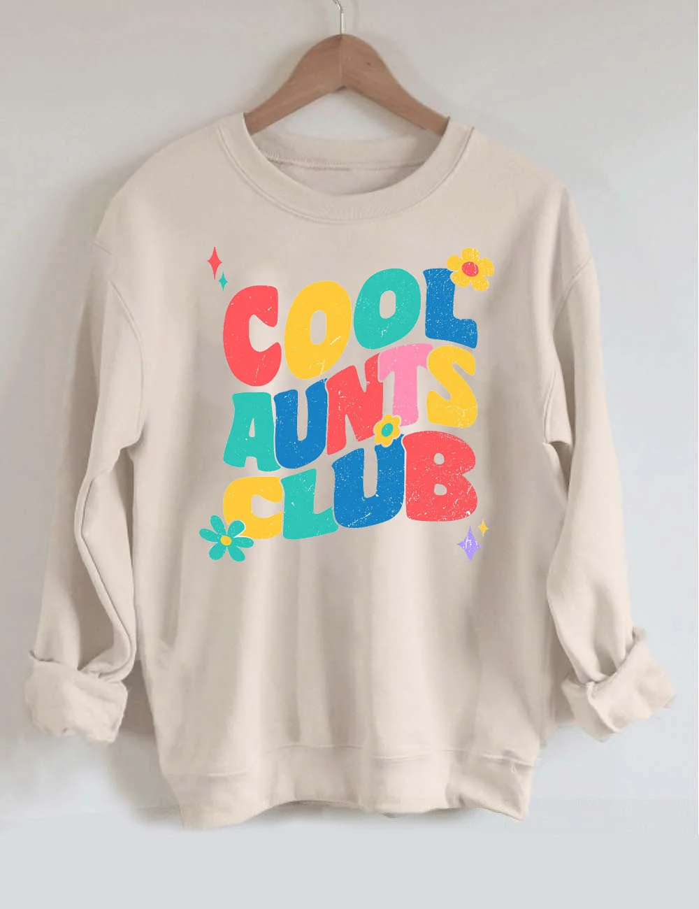 Cool Aunts Club Funny Auntie Sweatshirt