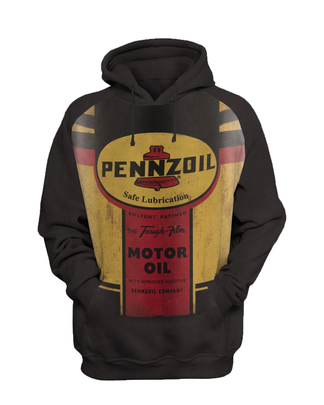 Pennzoil Mens Vintage Motor Oil Printed Sweatshirt Set