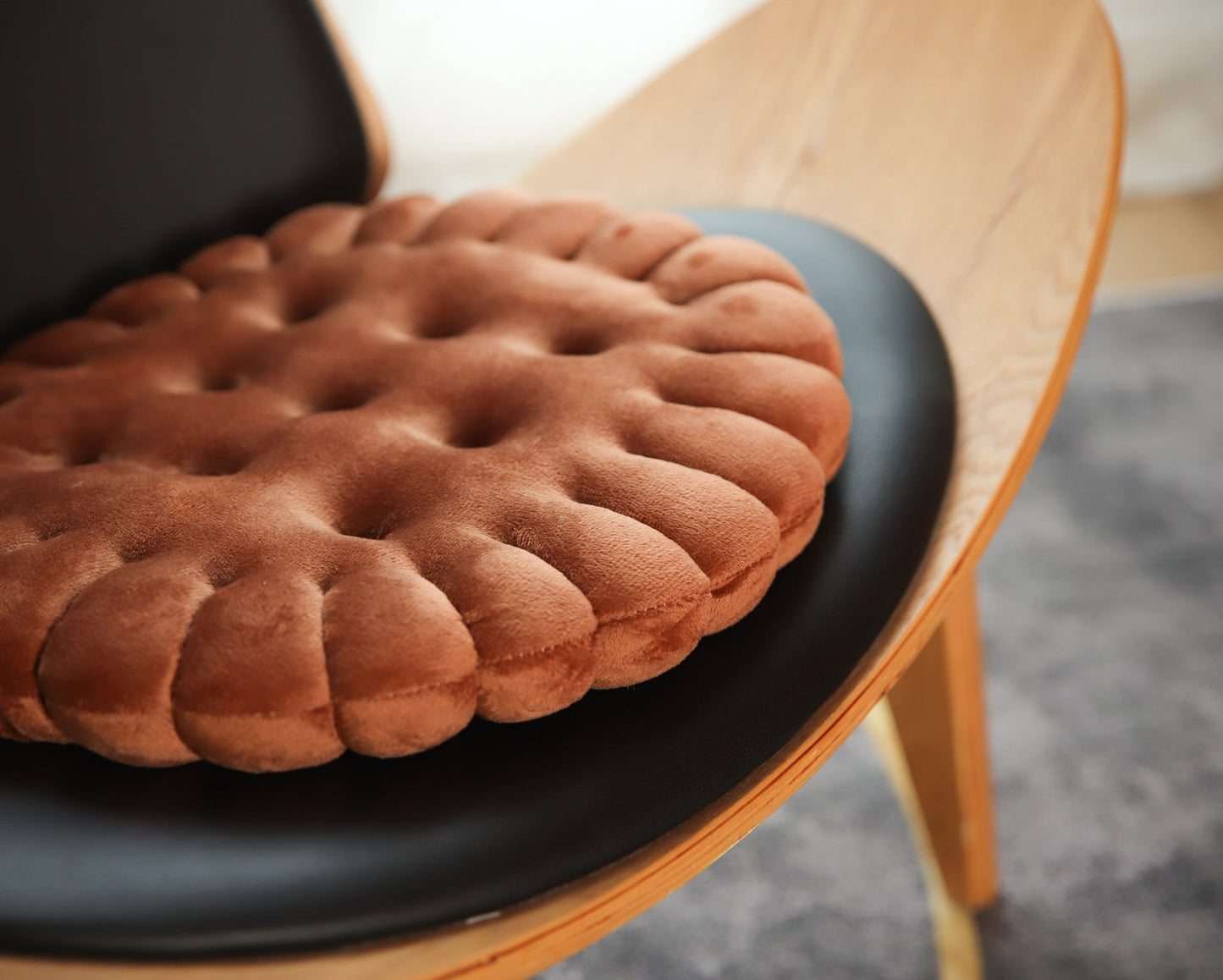 Japanese tatami biscuit chair cushion with thick cushion