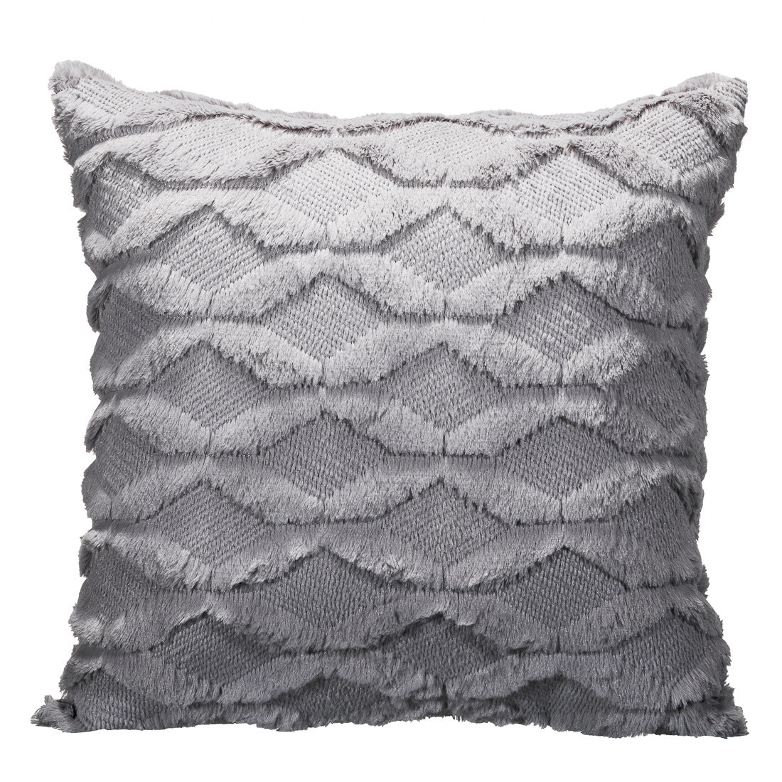 Geometric soft light plush decoration pillow case