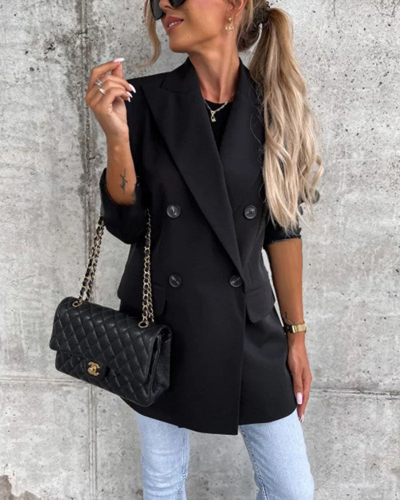 Fashionable mid-length blazer