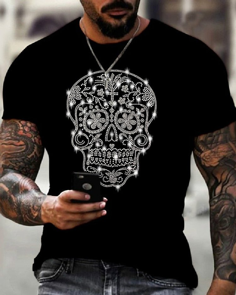 Men's Fashion Casual Printed T-Shirt - DUVAL