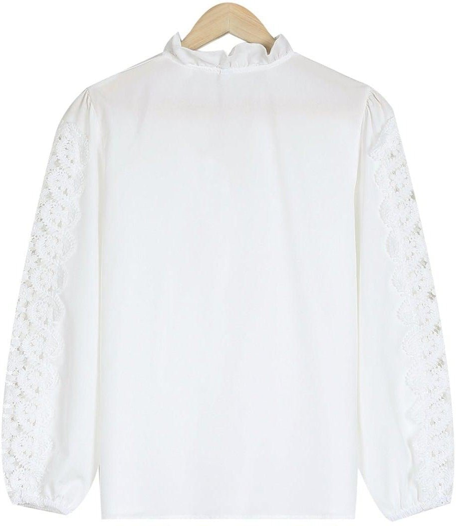 All Day Every Day White Blouse - DUVAL
