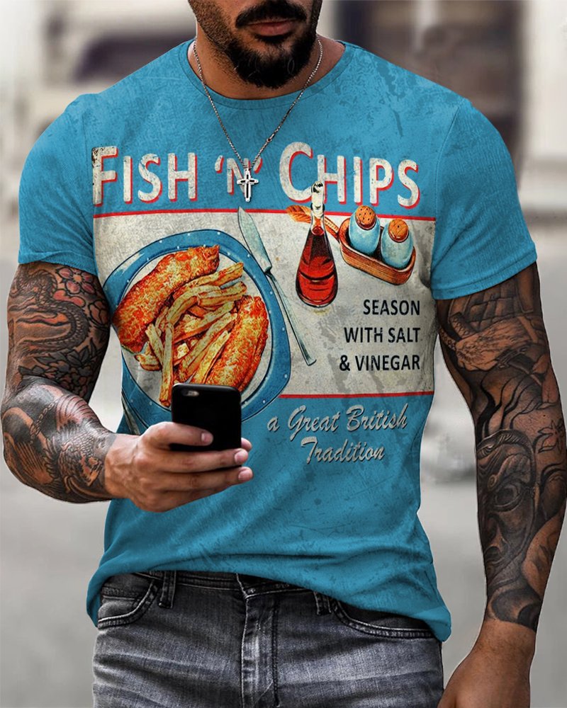 Gourmet Casual Vintage Men's T-Shirt