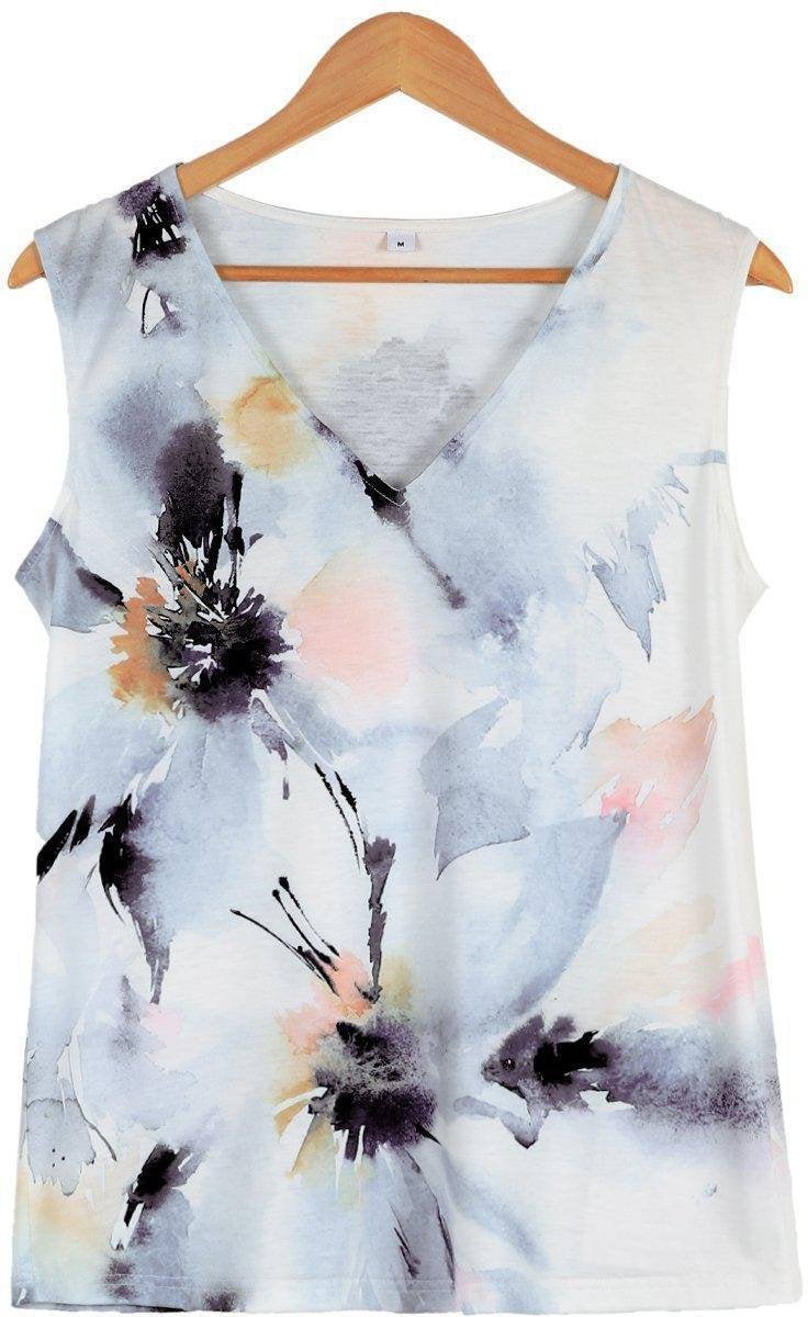 Natural Beauty Floral Print Top - DUVAL