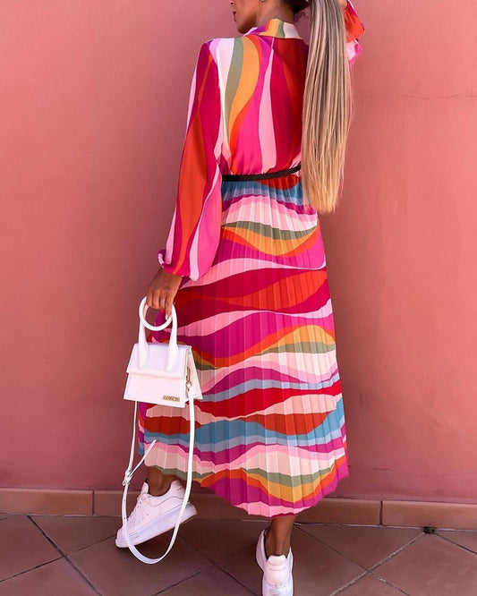 Colorful Resort Long Dress