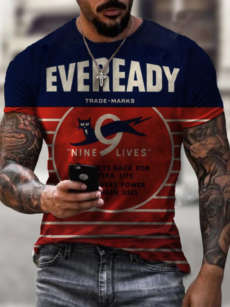 Fashion Eveready Print T-shirt - DUVAL