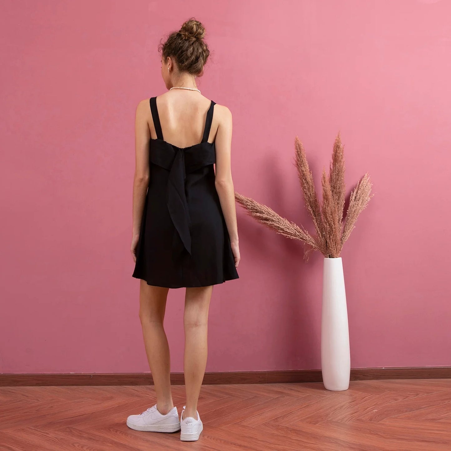 Simple Back Design Dress