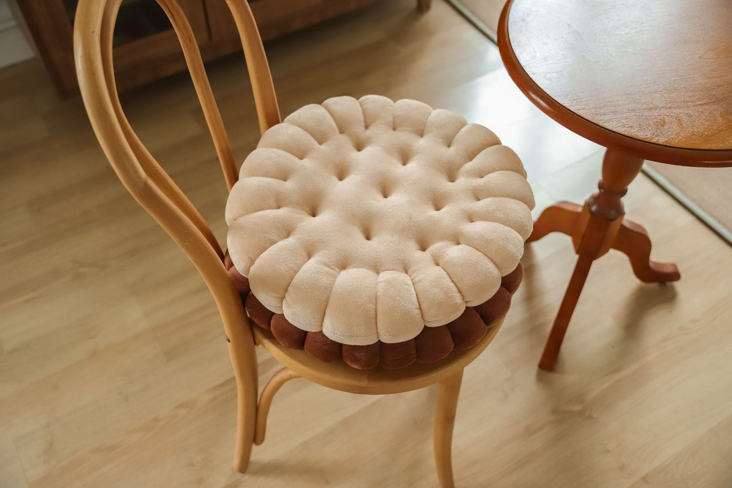 Japanese tatami biscuit chair cushion with thick cushion