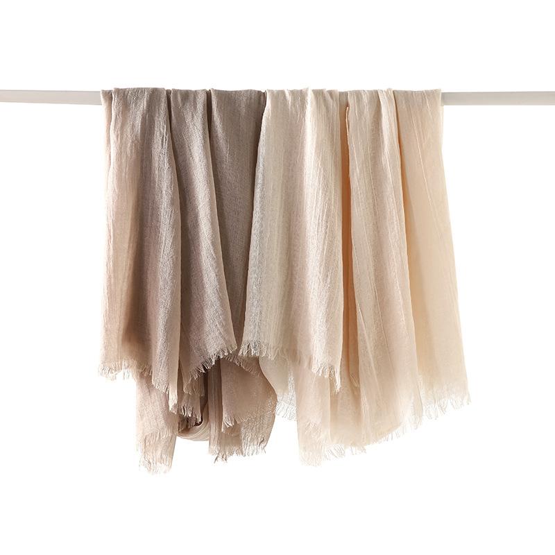 Soft Linen Texture Scarf