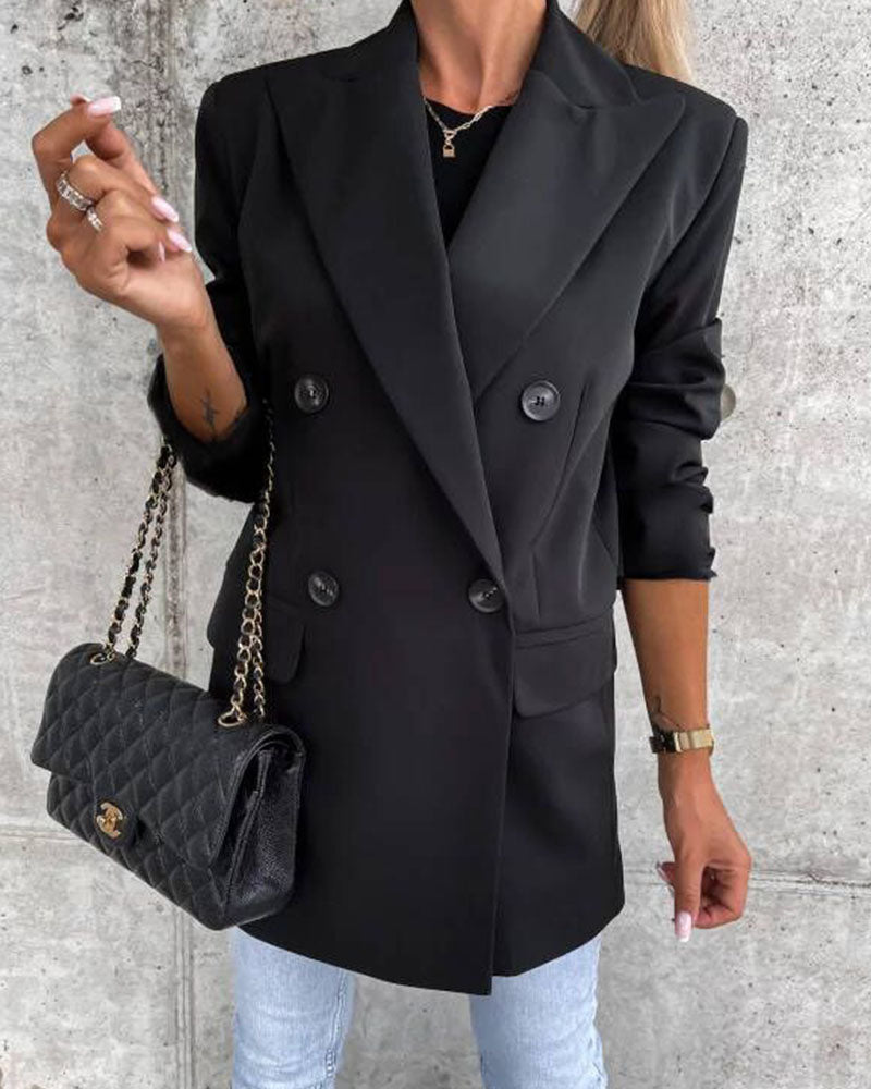 Fashionable mid-length blazer