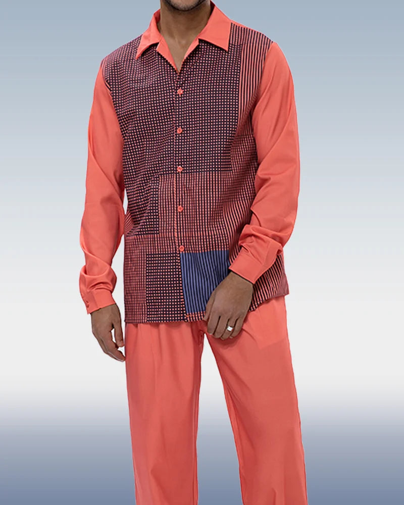 Long-Sleeve Trousers Two-Piece Walking Set - DUVAL