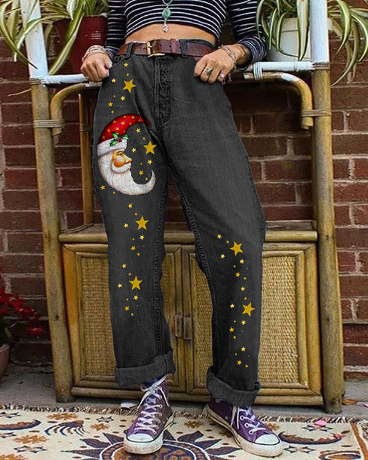 Christmas Star Casual Easy-Matched Jeans