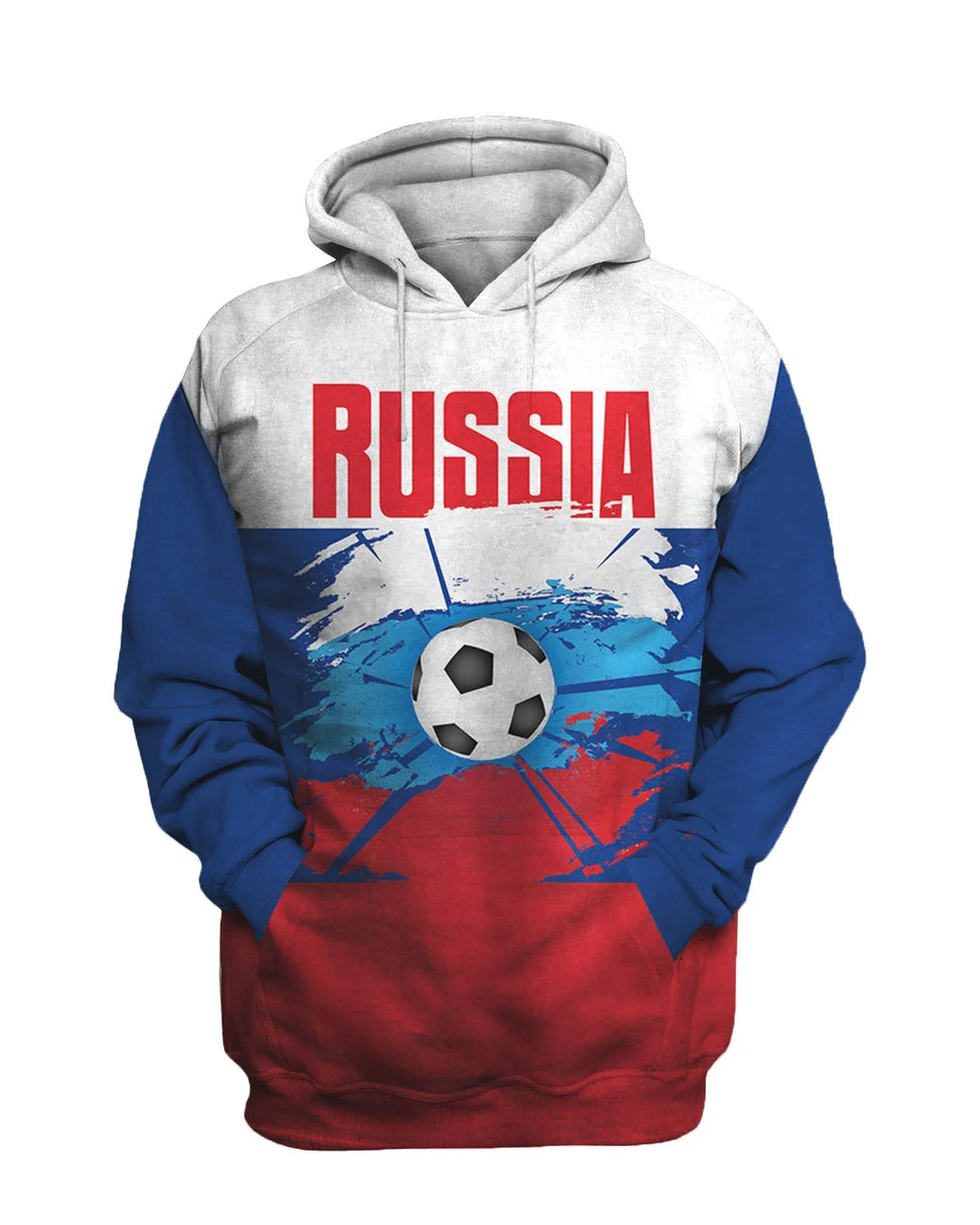 Russia National Football Team Printed Sweatshirt Set - DUVAL