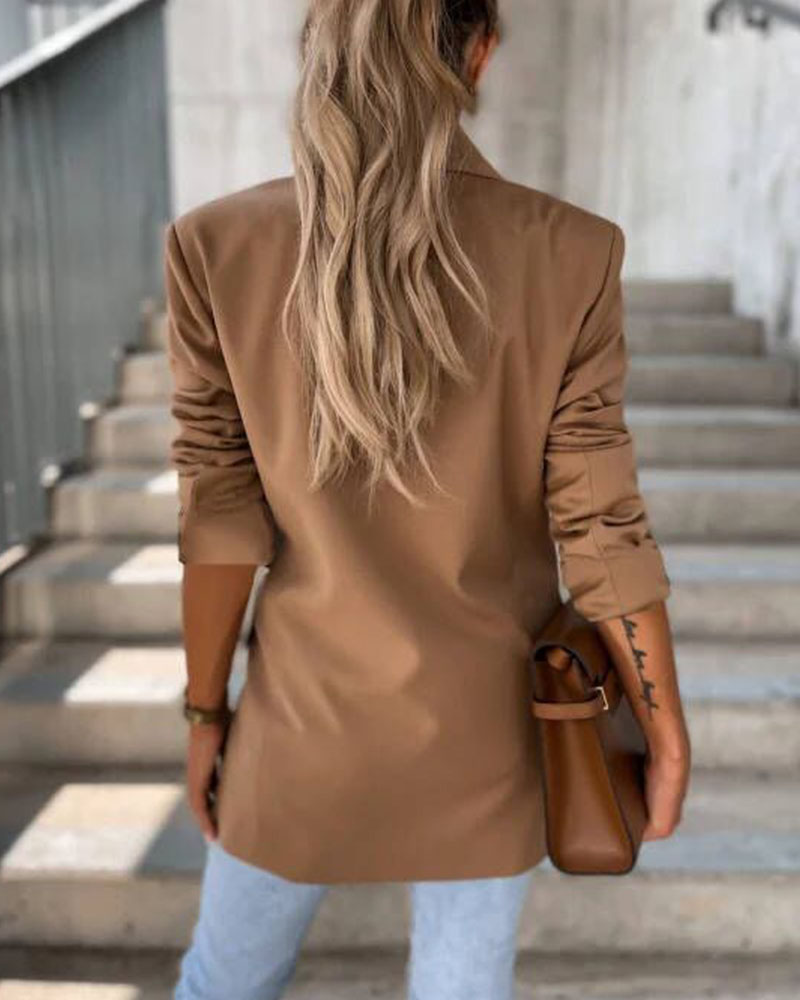 Fashionable mid-length blazer