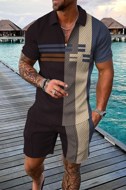 Modern Mafia Polo Shirt And Shorts Co-Ord