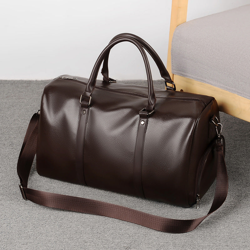 Luxury Leather Weekender Bag