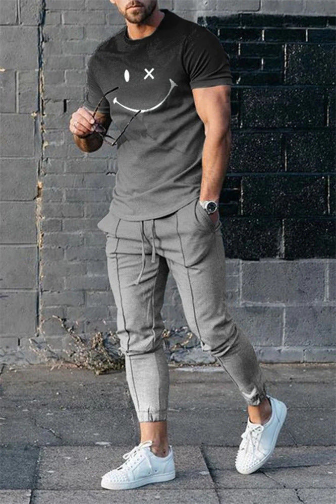 Smile Grey Tracksuit Co-Ord - DUVAL