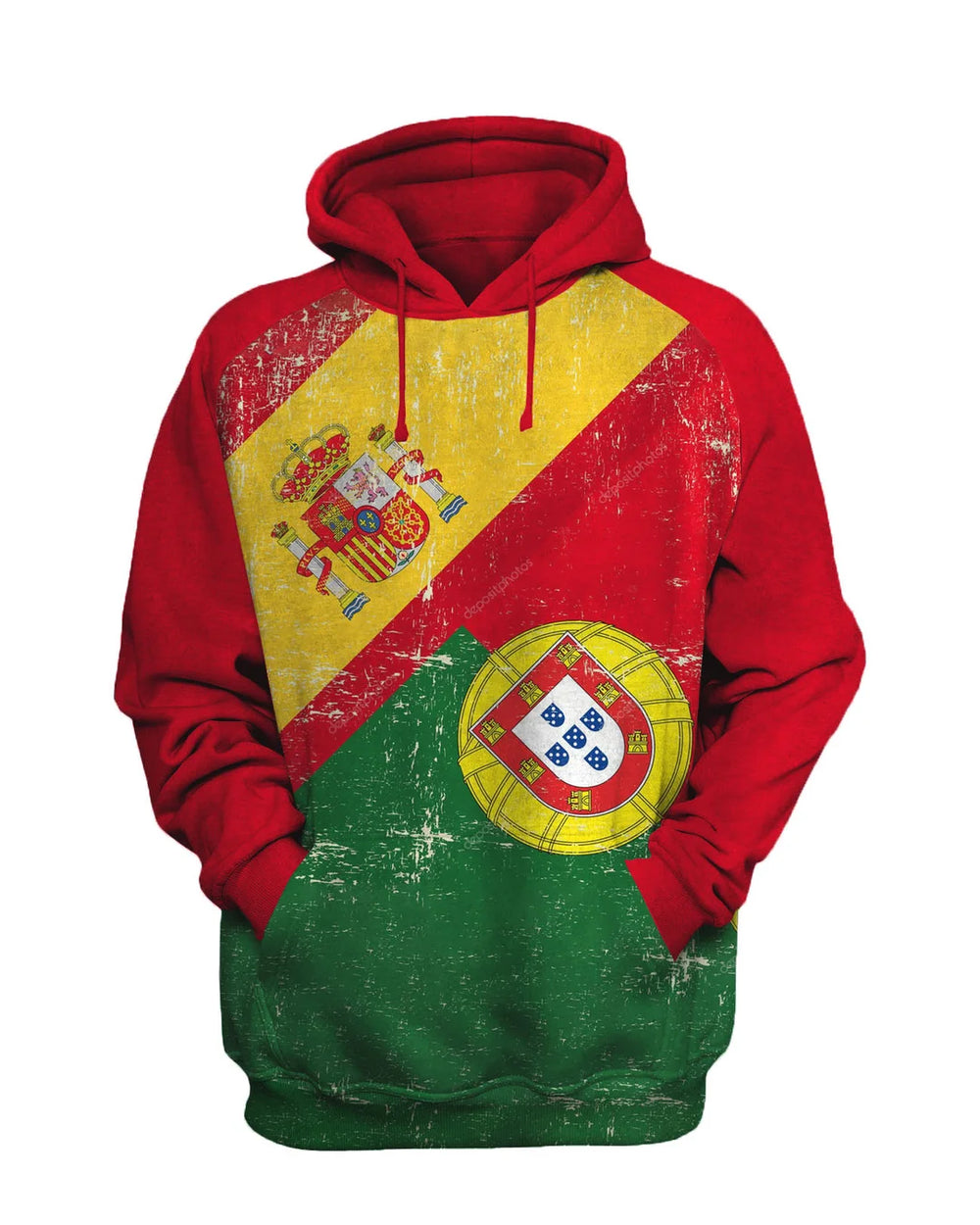 Kingdom of Spain Printed Sweatshirt Set - DUVAL