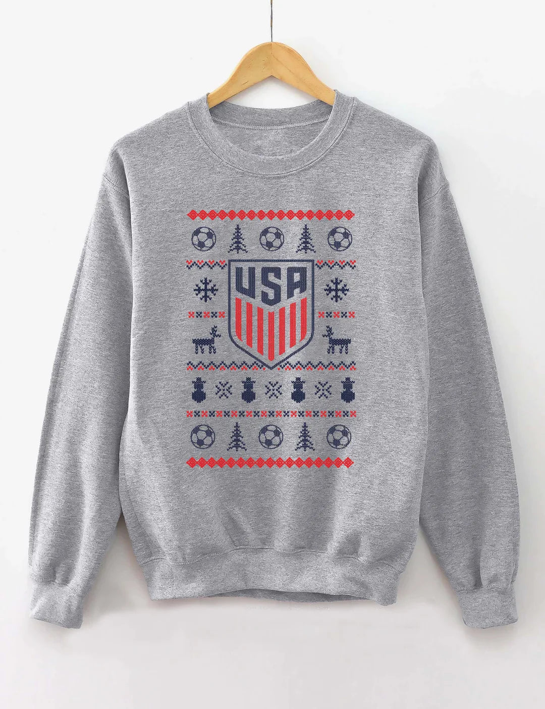 Sweat-shirt de Noël de la Coupe du monde des États-Unis 