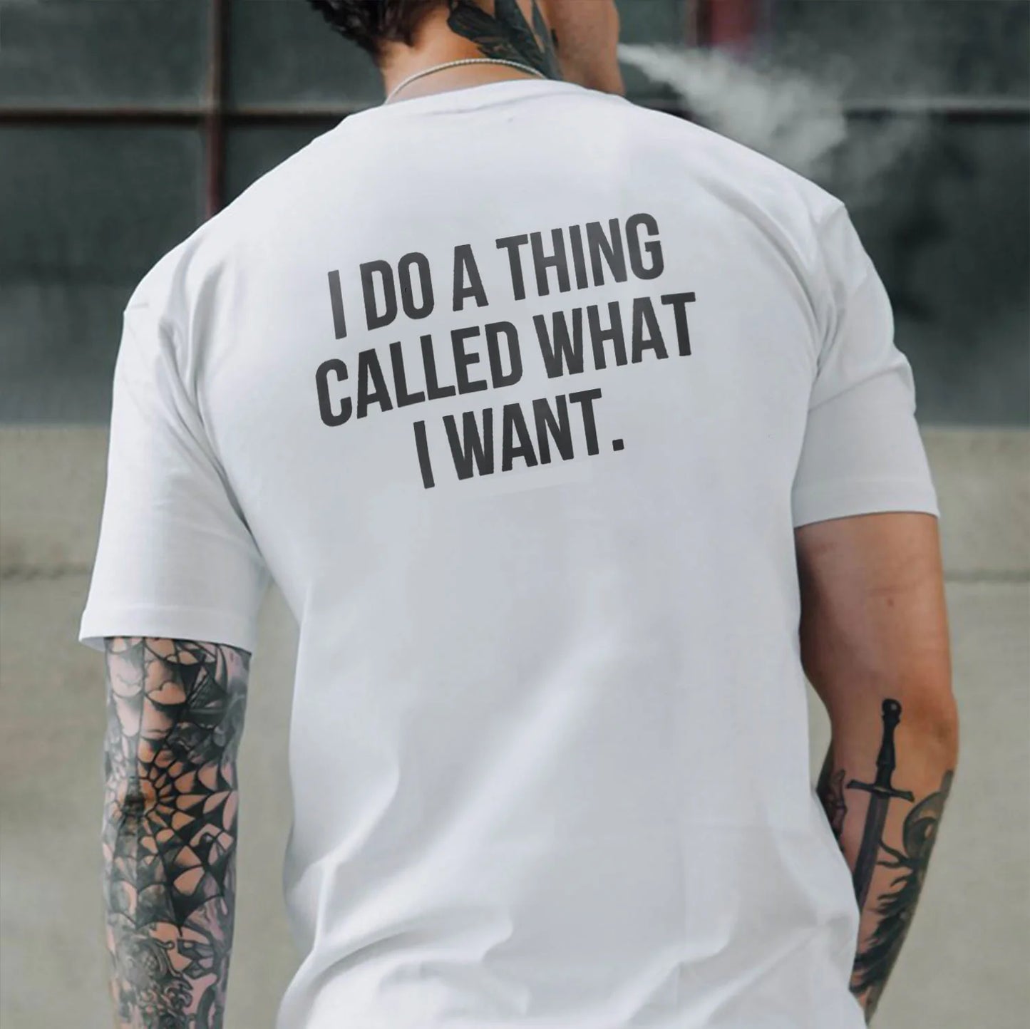 I DO A THING CALLED WHAT I WANT Couple Models T-Shirt