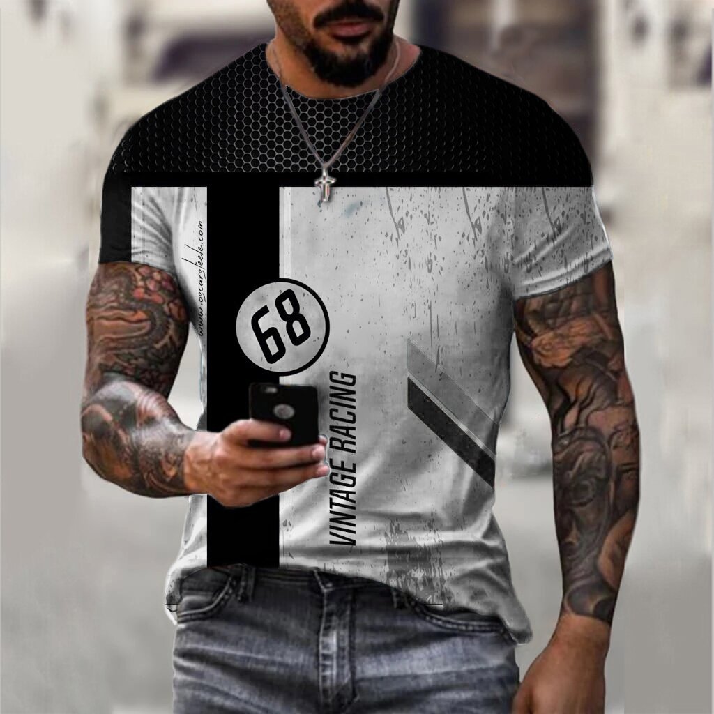 1968 Retro Racing Casual T-shirt - DUVAL