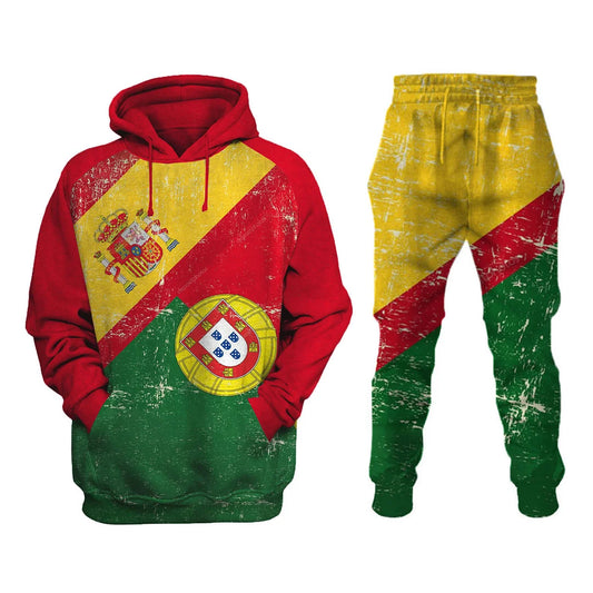 Kingdom of Spain Printed Sweatshirt Set
