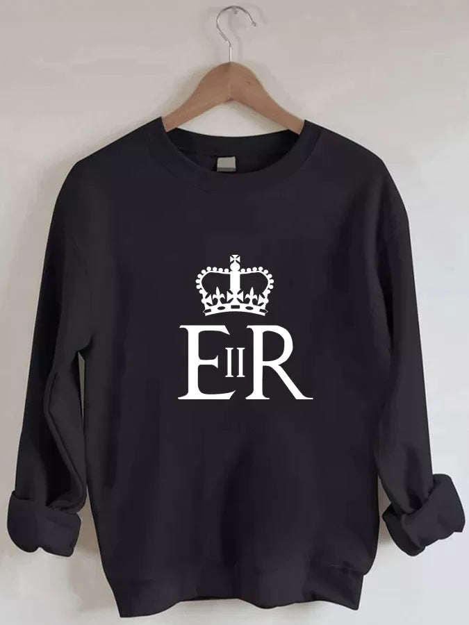 Queen Elizabeth II - Casual Round Neck Sweatshirt
